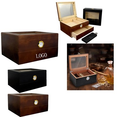 Home New Wooden Cigar Box