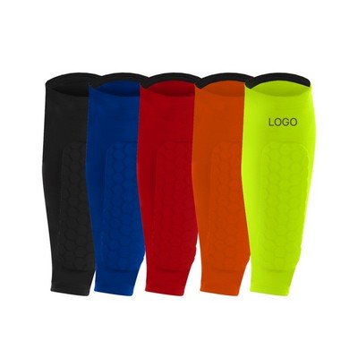 "Impact-Shield" Honeycomb Leg Sleeves High-Aesthetic Tactical Shin & Calf Guard Breathable Gear