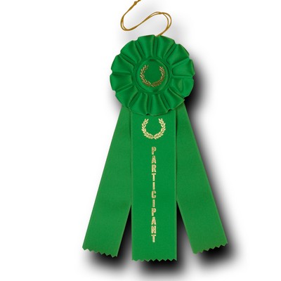 Stock 3 Streamer Rosetta Ribbon