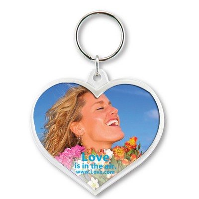 Snap-In Heart Keytag