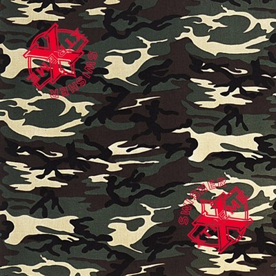 USA Made Camouflage Bandanna Size 22" x 22" Edge-to-Edge Patterns 100% Cotton (Stock Designs)