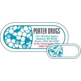 Capsule Mini Magnet (3 3/16"x 1 3/8")