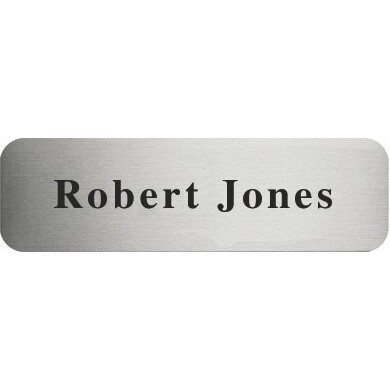 Quick Ship Personalized Metal Badges (3"x1")