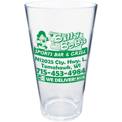 16 Oz. Acrylic Pub Pint Glass