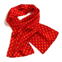 Flaming Chili Ladies Silk Scarf - 8"x45"