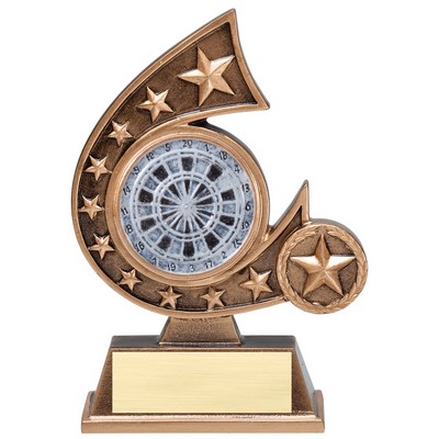 Comet Series Resin Darts Award - 5 3/4" Tall