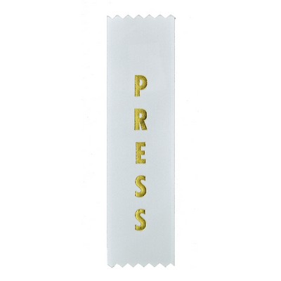 Stock Pinked End Ribbon (1 5/8"x6") - Press