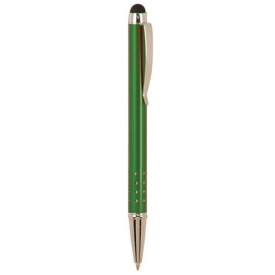 Ball Point Pen/Stylus - Gloss Green - Black Ink