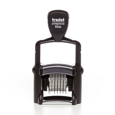 Trodat® Professional Self-Inking Numberer Stamp (1" x 1 5/8"), 6 Bands, Customizable