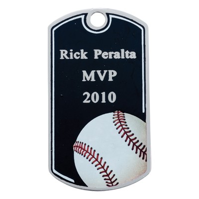 Baseball Dog Tag