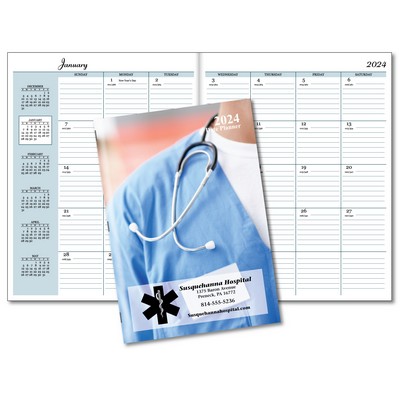 8½"x11" Stock Art Monthly Desk Planner