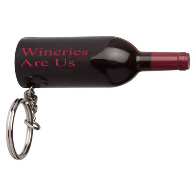 Wine Bottle Key Chain Light