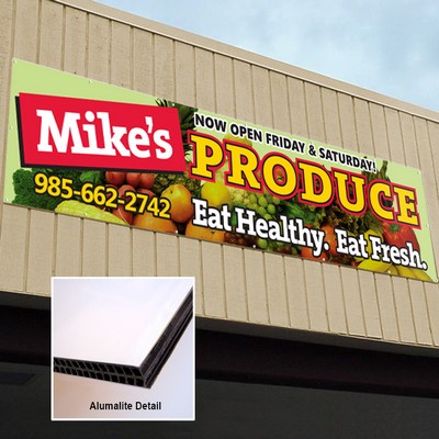 6MM Alumalite Sign - 12"x18"