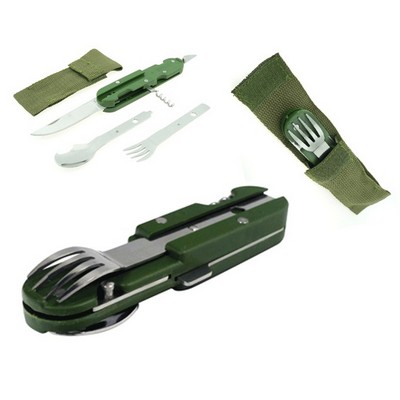 6-IN-1 Multi-Functional Camping Tool