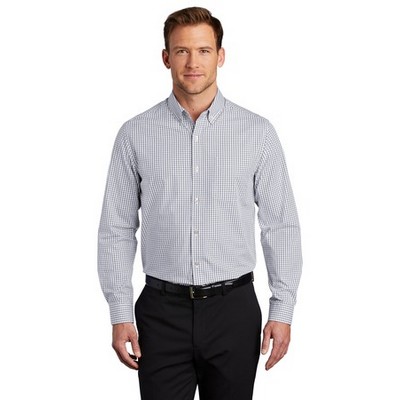 Port Authority® Broadcloth Gingham Easy Care Shirt