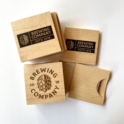 Wood Bottle Opener Coaster