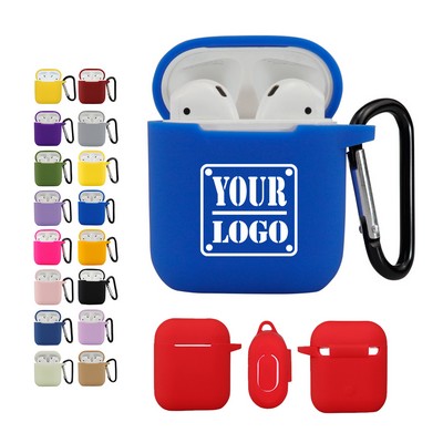 Custom Earphone Case Cover With Carabiner