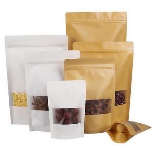 Self Sealing Kraft Stand Up Pouches