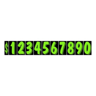 Vinyl Highlights 7 1/2" Digits (Green/Black)