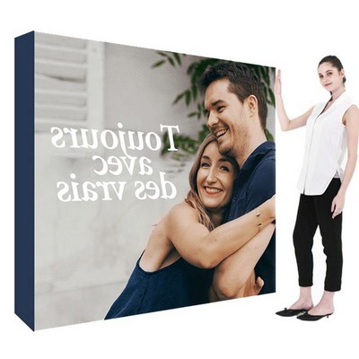 10' Straight Fabric Pop Up Display (Graphic Only)