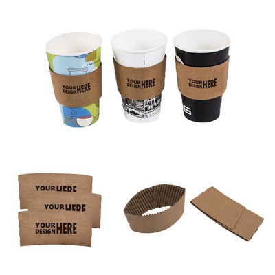 12oz Corrugated Paper Cup Sleeve