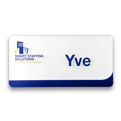 Top-Surface Printed Acrylic Badge (3-6 Sq. Inch)