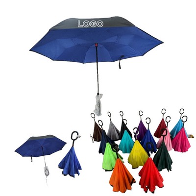 Double Layer Inverted Umbrellas MOQ 50PCS