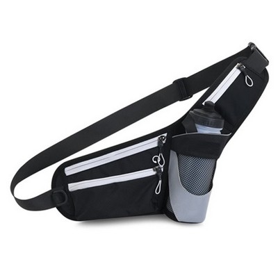 Adjustable Fanny Pack w/Water Bottle Holder