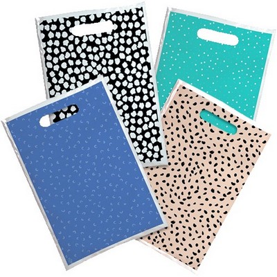 Playful Patterns Predesigned Plastic Bag (12" x 15")