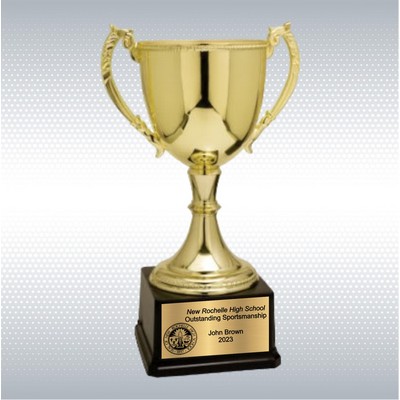 16 3/4" Gold Completed Zinc Cup Trophy