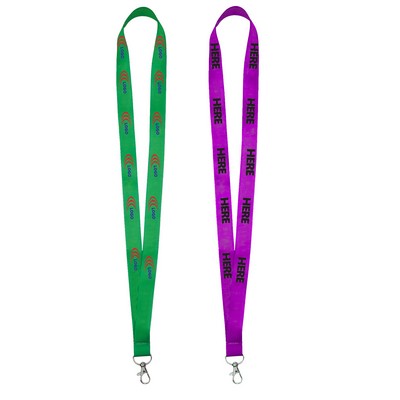 ID Badge Holder Lanyard With Metal Clasp
