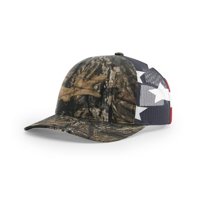 Richardson 112PM Printed Mesh Trucker Structured Hat