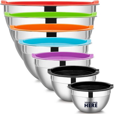 Stainless Steel Bowls w/Lids