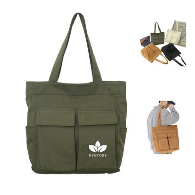 Canvas Crossbody Tote Bags