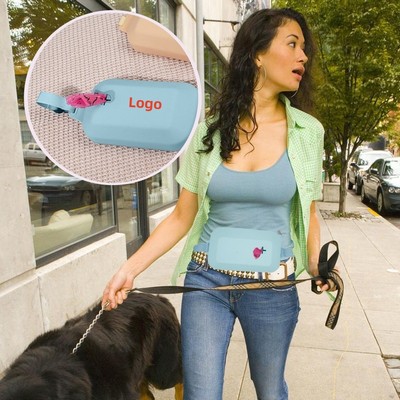 Soft Silicone Puppy Baits Reward Chest Pouch Waist Bag Built-In Poop Bag Dispenser