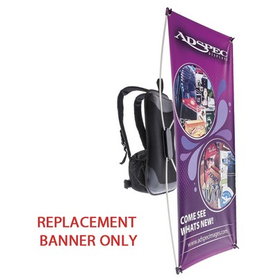 Backpack - Replacement X Banner Only