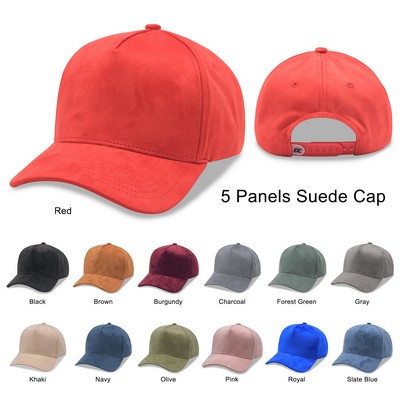 5 Panels Suede Cap