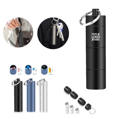 Detachable Aluminum Pill Box