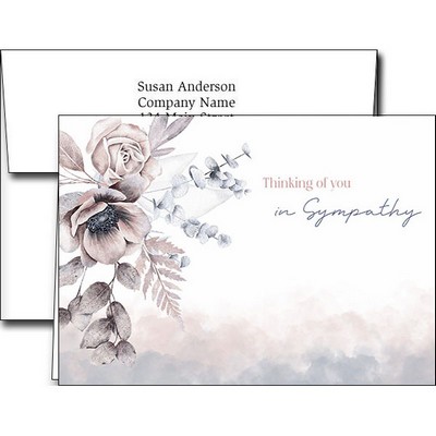 Sympathy Greeting Cards w/Imprinted Envelopes