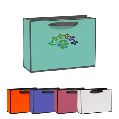 Paper Tote Bag W/Trim