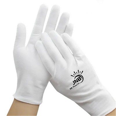 White Soft Cotton Gloves