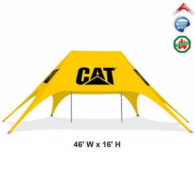 46ftx16ft Double Pole Star Shades Tent