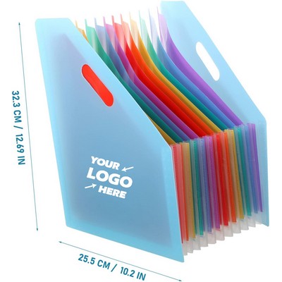 Rainbow Accordian File Organizer