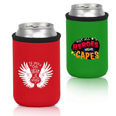 12OZ Neoprene Insulated Can Cooler with Double Sided Imprint