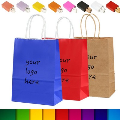 Kraft Paper Shopping Tote Bag Grocery Bag