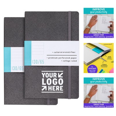 8.25 x 5.65 Inch Soft Cover Luxury Lined Journal