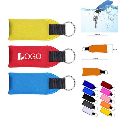 Neoprene Floating Keychain