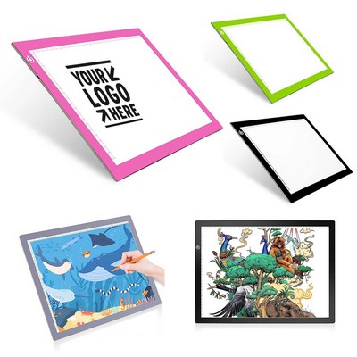 Ultra-Thin Adjustable LED Light Table for Tracing and Drawing