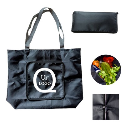 12.6 X 15" Oxford Cloth Folding Grocery Bag