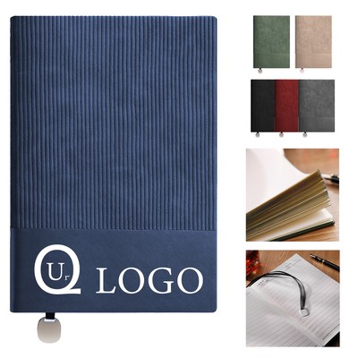 Thick Striped Patchwork Notebook